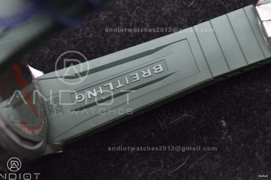 Rubber Strap Orange on Dial Edition Best SS BLSF 1:1 Automatic Green SuperOcean 42 A2824 0507